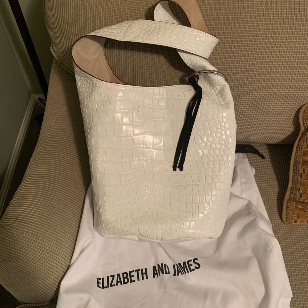 NWOT Elizabeth and James large boho tote bag
